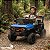 Mini Carro Elétrico Infantil 12v Azul Com Controle Remoto Luz E Som Bateria Recarregável Até 30kg - Imagem 4
