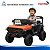 Mini Carro Elétrico Infantil 12v Laranja Com Controle Remoto Luz E Som Bateria Recarregável Até 30kg - Imagem 6