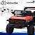 Mini Carro Elétrico Infantil 12v Laranja Com Controle Remoto Luz E Som Bateria Recarregável Até 30kg - Imagem 11