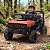 Mini Carro Elétrico Infantil 12v Laranja Com Controle Remoto Luz E Som Bateria Recarregável Até 30kg - Imagem 4