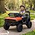 Mini Carro Elétrico Infantil 12v Laranja Com Controle Remoto Luz E Som Bateria Recarregável Até 30kg - Imagem 9