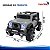 Mini Carro Elétrico Infantil Jipe 12v Cinza Controle Remoto Luz Som Suporta Até 50kg - Imagem 3