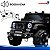 Mini Carro Elétrico Infantil Jipe 12v Preto Controle Remoto Luz Som Suporta Até 50kg - Imagem 9