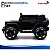 Mini Carro Elétrico Infantil Jipe 12v Preto Controle Remoto Luz Som Suporta Até 50kg - Imagem 7