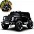 Mini Carro Elétrico Infantil Jipe 12v Preto Controle Remoto Luz Som Suporta Até 50kg - Imagem 1