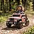 Mini Carro Elétrico Infantil Jipe 12v Rosa Controle Remoto Luz Som Suporta Até 50kg - Imagem 8