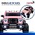 Mini Carro Elétrico Infantil Jipe 12v Rosa Controle Remoto Luz Som Suporta Até 50kg - Imagem 5