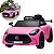 Carro Elétrico Infantil 6v Rosa Controle Remoto Luz E Som Bateria Recarregável Até 30kg Certificado Inmetro - Imagem 1