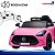 Carro Elétrico Infantil 6v Rosa Controle Remoto Luz E Som Bateria Recarregável Até 30kg Certificado Inmetro - Imagem 9