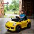 Mini Carro Elétrico Infantil 6v Amarelo Bateria Recarregável Luz Indicador Energia Até 30kg Para Crianças 3 Anos - Imagem 5