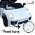 Mini Carro Elétrico Infantil 6v Branco Bateria Recarregável Luz Indicador Energia Até 30kg Para Crianças 3 Anos - Imagem 4