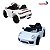 Mini Carro Elétrico Infantil 6v Branco Bateria Recarregável Luz Indicador Energia Até 30kg Para Crianças 3 Anos - Imagem 9
