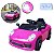 Mini Carro Elétrico Infantil 6v Rosa Bateria Recarregável Luz Indicador Energia Até 30kg Para Crianças 3 Anos - Imagem 1