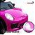Mini Carro Elétrico Infantil 6v Rosa Bateria Recarregável Luz Indicador Energia Até 30kg Para Crianças 3 Anos - Imagem 4