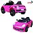 Mini Carro Elétrico Infantil 6v Rosa Bateria Recarregável Luz Indicador Energia Até 30kg Para Crianças 3 Anos - Imagem 9