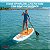 Stand Up Paddle Inflável 275x76x15cm Remo Ajustável Bomba Manual Bolsa Transporte Kit Completo Suporta 110kg - Imagem 4