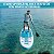 Prancha Stand Up Paddle Inflável 305x76x15cm Remo Ajustável Bomba Manual Bolsa Transporte Kit Completo Até 130kg - Imagem 3