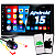Central Multimídia 7 Polegadas Android 15 com 64Gb + 4Gb Ram Carplay Com Câmera de Ré Colorida Aplicativos - Imagem 1