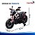 Mini Moto Elétrica Infantil 12v Branca Bateria Recarregável Luz Som Rodas De Apoio Carregador Bivolt Inmetro - Imagem 3