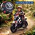 Mini Moto Elétrica Infantil 12v Branca Bateria Recarregável Luz Som Rodas De Apoio Carregador Bivolt Inmetro - Imagem 4