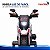 Mini Moto Elétrica Infantil 12v Branca Bateria Recarregável Luz Som Rodas De Apoio Carregador Bivolt Inmetro - Imagem 5