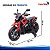 Mini Moto Elétrica Infantil 12v Vermelha Bateria Recarregável Luz Som Rodas De Apoio Carregador Bivolt Inmetro - Imagem 3