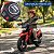 Mini Moto Elétrica Infantil 12v Vermelha Bateria Recarregável Luz Som Rodas De Apoio Carregador Bivolt Inmetro - Imagem 4