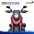 Mini Moto Elétrica Infantil 12v Vermelha Bateria Recarregável Luz Som Rodas De Apoio Carregador Bivolt Inmetro - Imagem 5