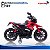 Mini Moto Elétrica Infantil 12v Vermelha Bateria Recarregável Luz Som Rodas De Apoio Carregador Bivolt Inmetro - Imagem 7