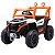 Carrinho Utv Elétrico Infantil 12v Branco Controle Remoto Bateria Recarregável Luz Som Até 30kg Inmetro Anatel - Imagem 11