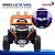 Carrinho Utv Elétrico Infantil 12v Branco Controle Remoto Bateria Recarregável Luz Som Até 30kg Inmetro Anatel - Imagem 4