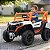 Carrinho Utv Elétrico Infantil 12v Branco Controle Remoto Bateria Recarregável Luz Som Até 30kg Inmetro Anatel - Imagem 9