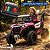 Carrinho Utv Elétrico Infantil 12v Rosa Controle Remoto Bateria Recarregável Luz Som Até 30kg Inmetro Anatel - Imagem 4