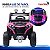 Carrinho Utv Elétrico Infantil 12v Rosa Controle Remoto Bateria Recarregável Luz Som Até 30kg Inmetro Anatel - Imagem 5