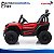 Carrinho Utv Elétrico Infantil 12v Vermelho Controle Remoto Bateria Recarregável Luz Som Até 30kg Inmetro - Imagem 7