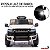 Mini Carro Elétrico Infantil Ram 3500 Rho 6v Branco Com Empurrador Bateria Recarregável Luz Som Até 30kg - Imagem 4