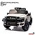Mini Carro Elétrico Infantil Ram 3500 Rho 6v Branco Com Empurrador Bateria Recarregável Luz Som Até 30kg - Imagem 6