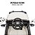 Mini Carro Elétrico Infantil Ram 3500 Rho 6v Branco Com Empurrador Bateria Recarregável Luz Som Até 30kg - Imagem 8