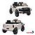 Mini Carro Elétrico Infantil Ram 3500 Rho 6v Branco Com Empurrador Bateria Recarregável Luz Som Até 30kg - Imagem 11