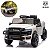 Mini Carro Elétrico Infantil Ram 3500 Rho 6v Branco Com Empurrador Bateria Recarregável Luz Som Até 30kg - Imagem 1