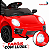 Mini Carrinho Elétrico Infantil 6v Vermelho Luz Bateria Recarregável Indicador De Energia Até 30kg - Imagem 4