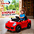 Mini Carrinho Elétrico Infantil 6v Vermelho Luz Bateria Recarregável Indicador De Energia Até 30kg - Imagem 5
