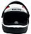 Capacete para Moto Fechado Automatic Branco com Viseira Cristal Tamanho 58 - FW3 - Imagem 5