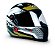 Capacete Moto Fechado GTN Super Dourado com Cinza e Branco com Viseira Cristal NarigueiraTamanho 56 - FW3 - Imagem 5