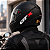 Capacete para Moto Fechado GTX Comfort Preto Fosco Com Óculos Interno e Viseira Cristal Tamanho 60 - FW3- CLONE VARIAÇÃO - Imagem 4