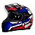 Capacete Fechado Moto FW3 GTX Super Azul e Branco Com Óculos Solar Interno Fumê Viseira Cristal Tamanho 56 58 60 - Imagem 4