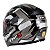 Capacete para Moto Integral Fechado GTX FOX Grafite Brilhante Com Óculos Interno Tamanho 56 58 60 - Fw3 - Imagem 3