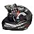 Capacete para Moto Integral Fechado GTX FOX Grafite Brilhante Com Óculos Interno Tamanho 56 58 60 - Fw3 - Imagem 1