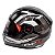 Capacete para Moto Integral Fechado GTX FOX Grafite Brilhante Com Óculos Interno Tamanho 56 58 60 - Fw3 - Imagem 6
