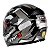 Capacete Moto Fechado GTN Fox Grafite Tamanho 56 58 60 Viseira Transparente Motociclista Masculino Feminino - FW3 - Imagem 4